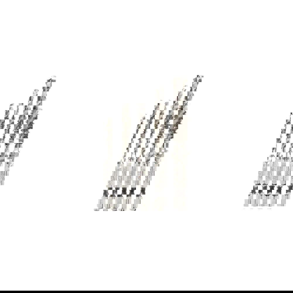 Combination Drill & Tap Sets; Minimum Thread Size: M4x0.70 mm ; Maximum Thread Size: M10x1.50 mm ; Number Of Flutes: 2.0 ; Overall Length: 2.8300in ; Material: Steel ; Number Of Pieces: 5